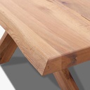 Bodahl Massivholz Esstisch CONCEPT 4 YOU in Wildeiche in oil wax