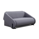 Saloni Schlafsofa Sleepo - 2-Sitzer Sofa grau