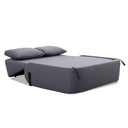 Saloni Schlafsofa Sleepo - 2-Sitzer Sofa grau