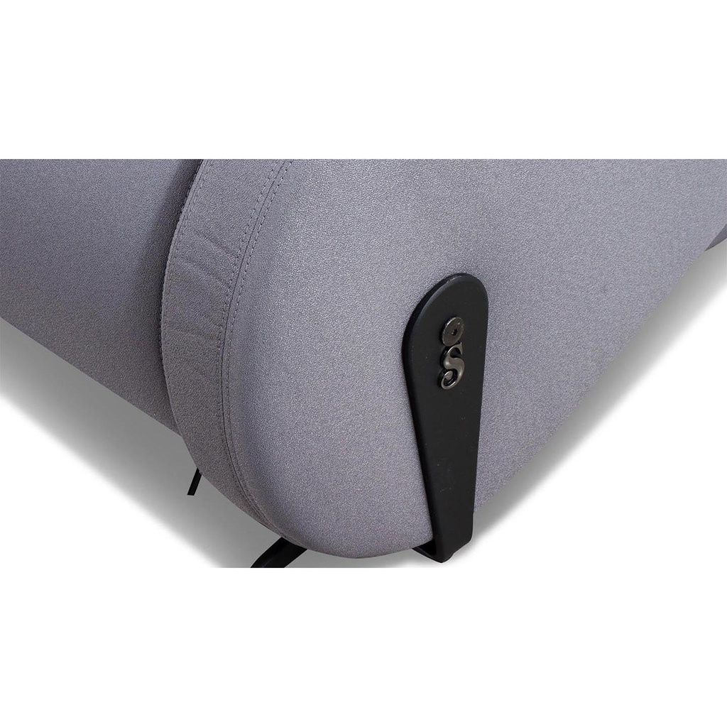 Saloni Schlafsofa Sleepo - 2-Sitzer Sofa grau