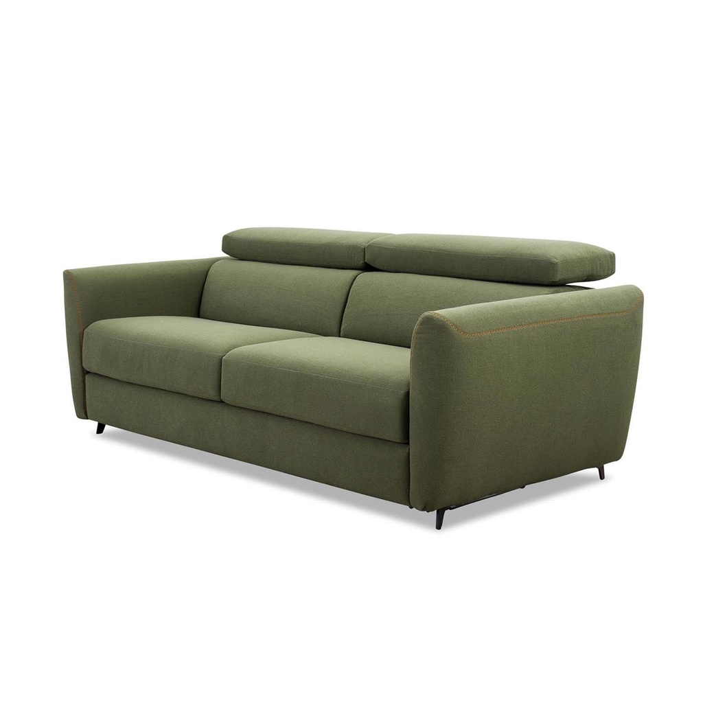 Dienne Salotti Schlafsofa Modular Pro in Stoff Fluf grün