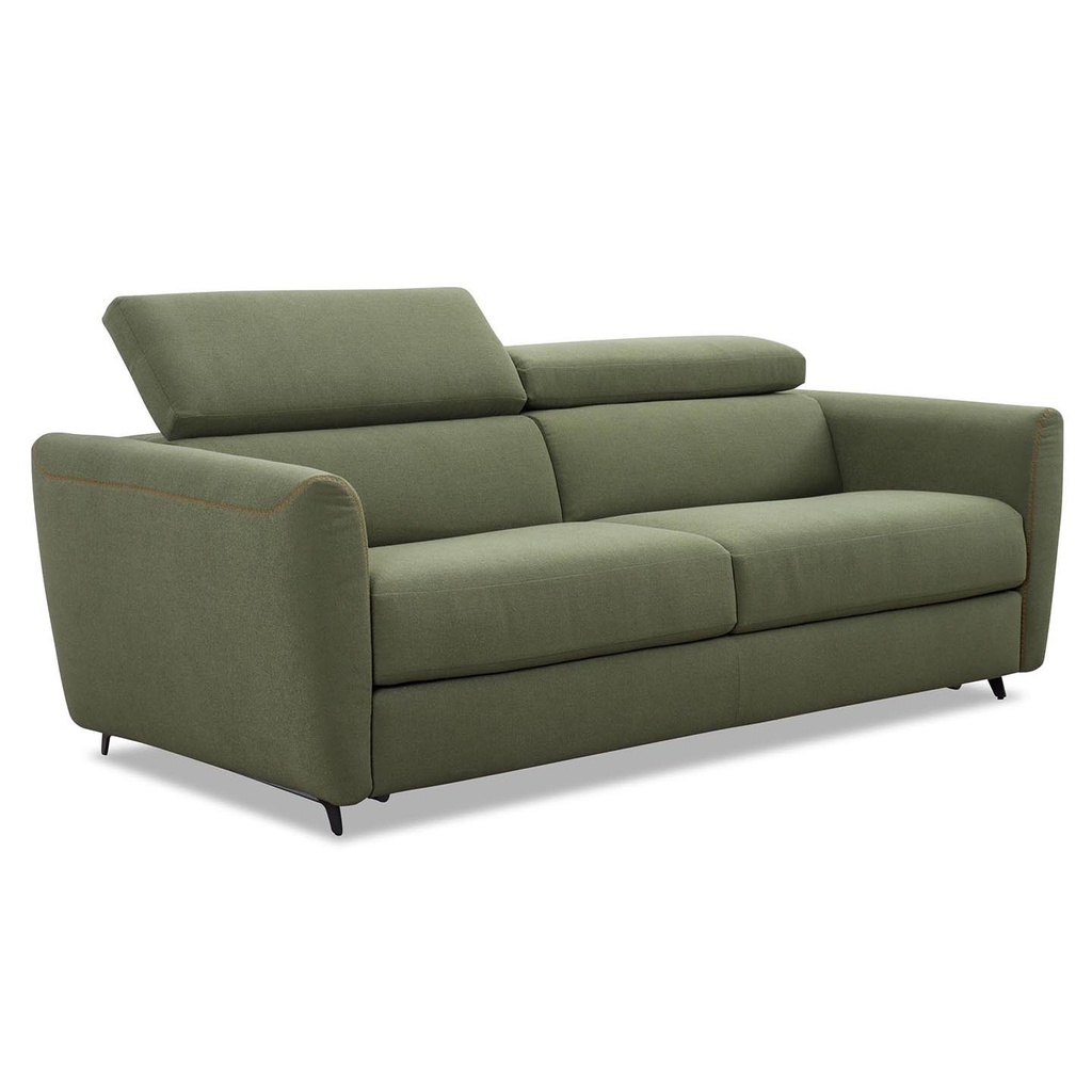 Dienne Salotti Schlafsofa Modular Pro in Stoff Fluf grün