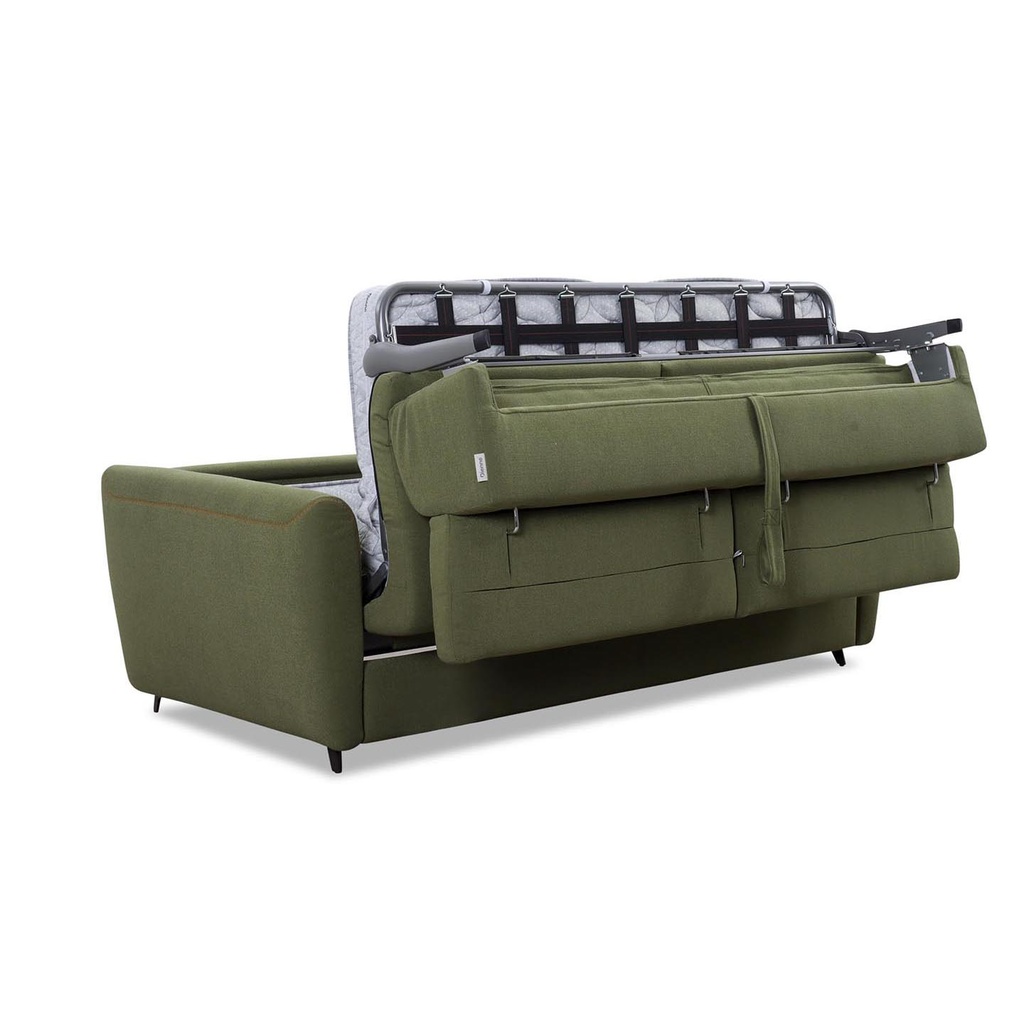 Dienne Salotti Schlafsofa Modular Pro in Stoff Fluf grün