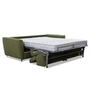 Dienne Salotti Schlafsofa Modular Pro in Stoff Fluf grün