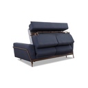Dienne Salotti Schlafsofa MARTINROC in Stoff Venice blau