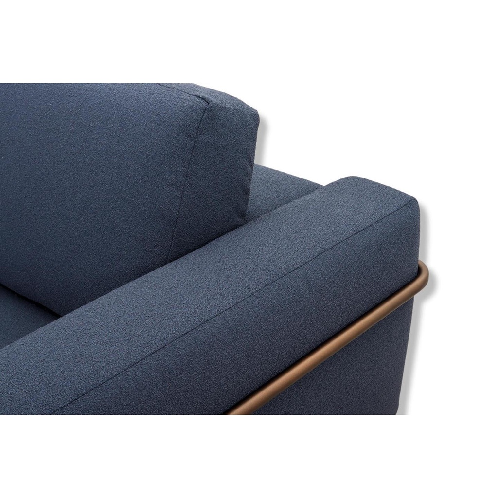Dienne Salotti Schlafsofa MARTINROC in Stoff Venice blau