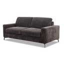Dienne Salotti Schlafsofa Lisbona in Stoff Floki dunkelbraun