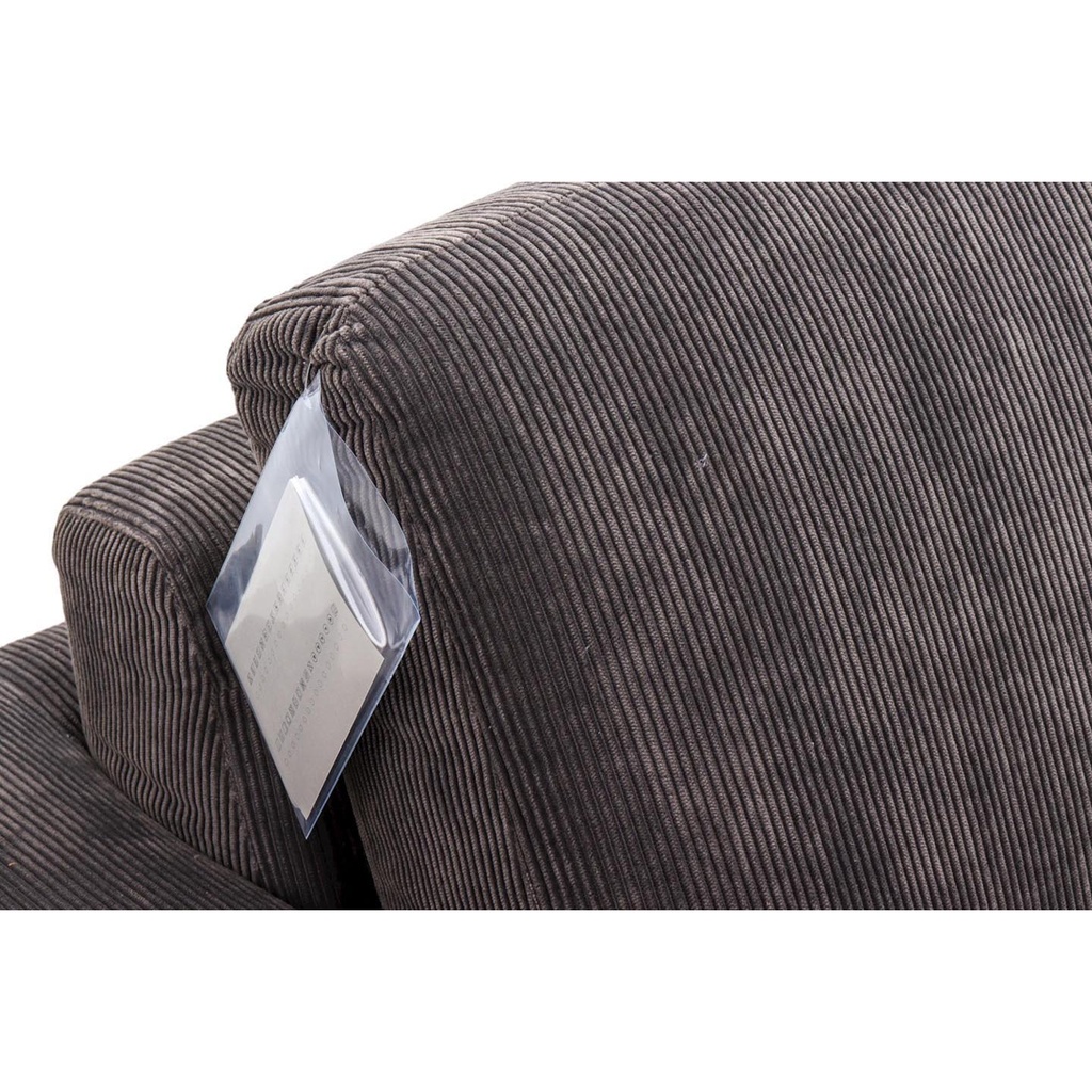 Dienne Salotti Schlafsofa Lisbona in Stoff Floki dunkelbraun