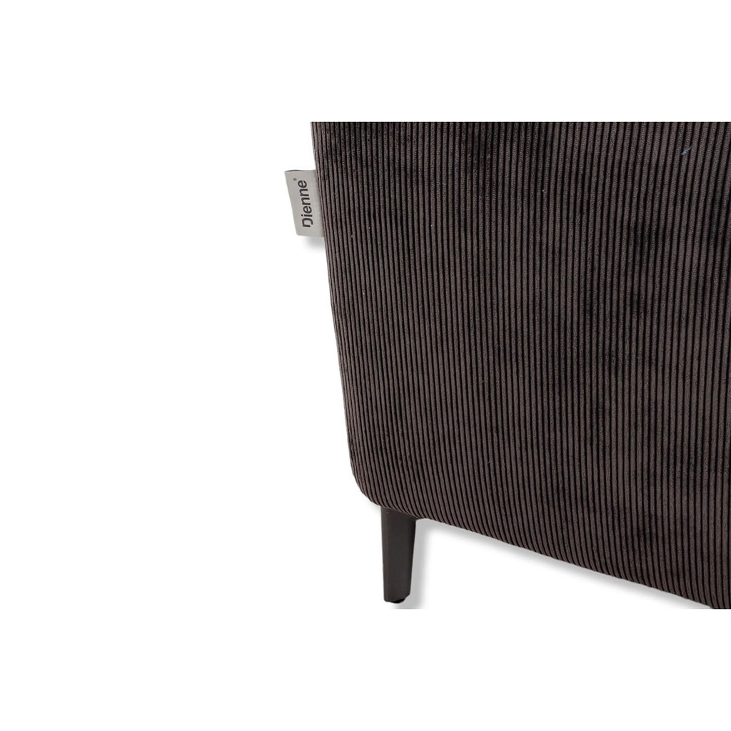 Dienne Salotti Schlafsofa Lisbona in Stoff Floki dunkelbraun