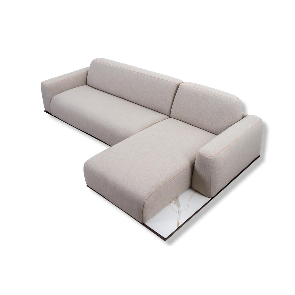 Dienne Salotti Schlafsofa Fox in Stoff Kavir beige