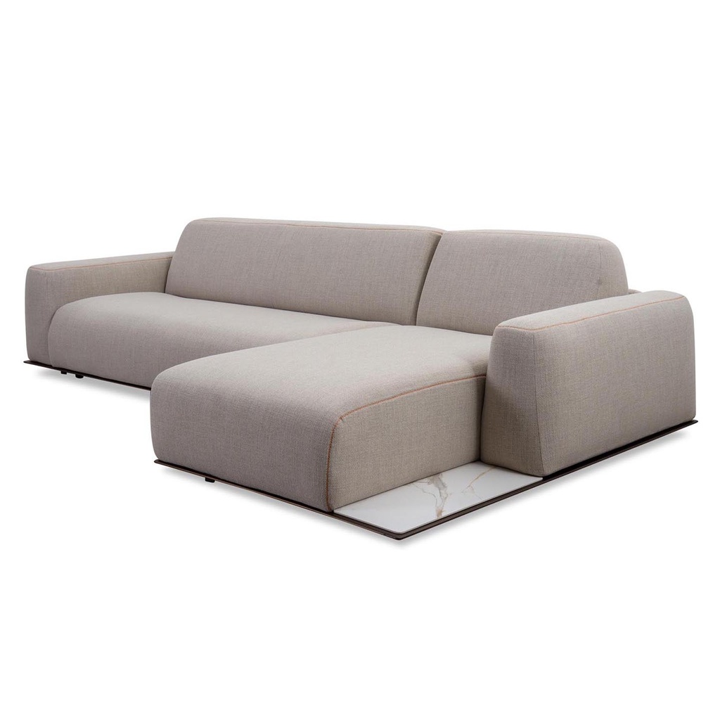 Dienne Salotti Schlafsofa Fox in Stoff Kavir beige
