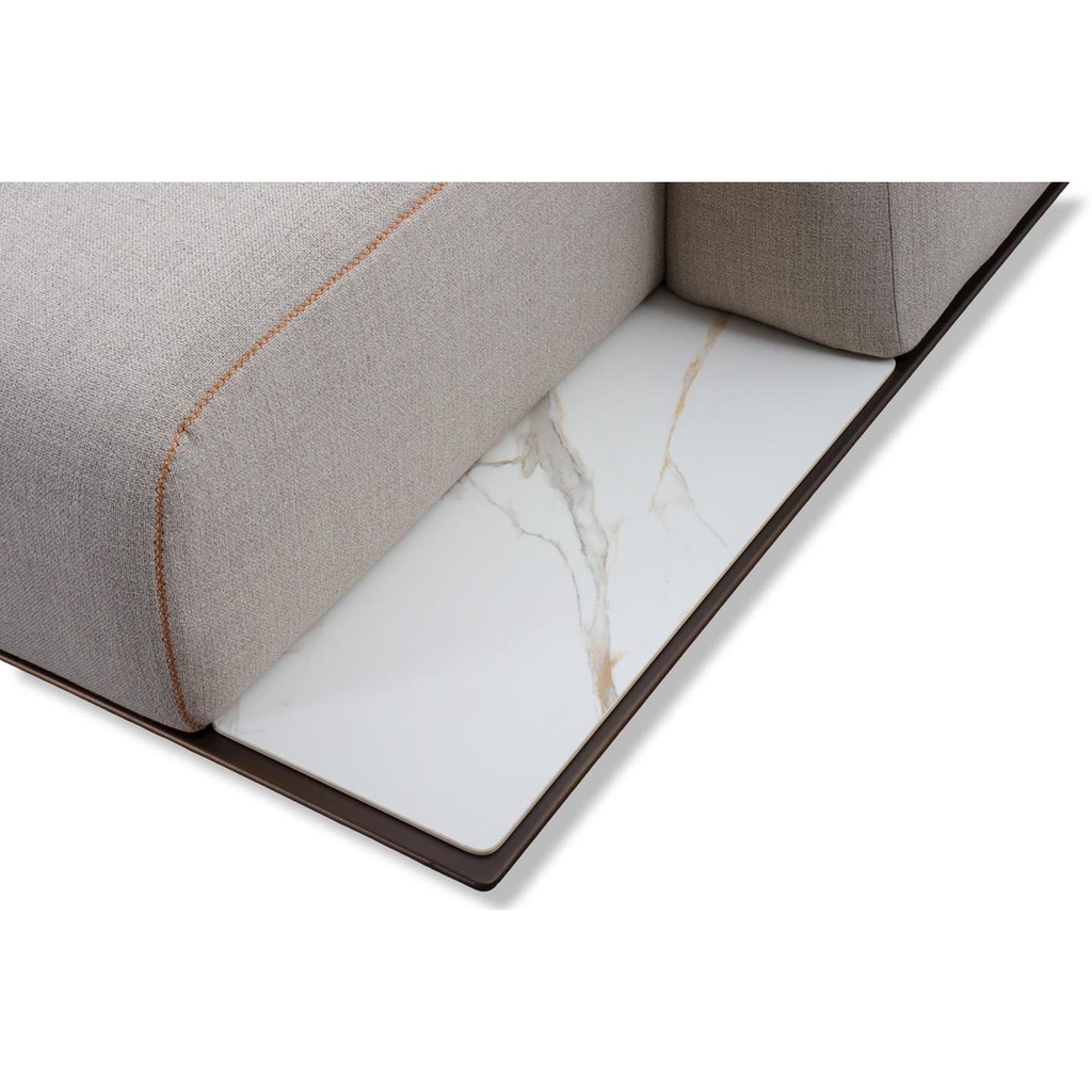 Dienne Salotti Schlafsofa Fox in Stoff Kavir beige