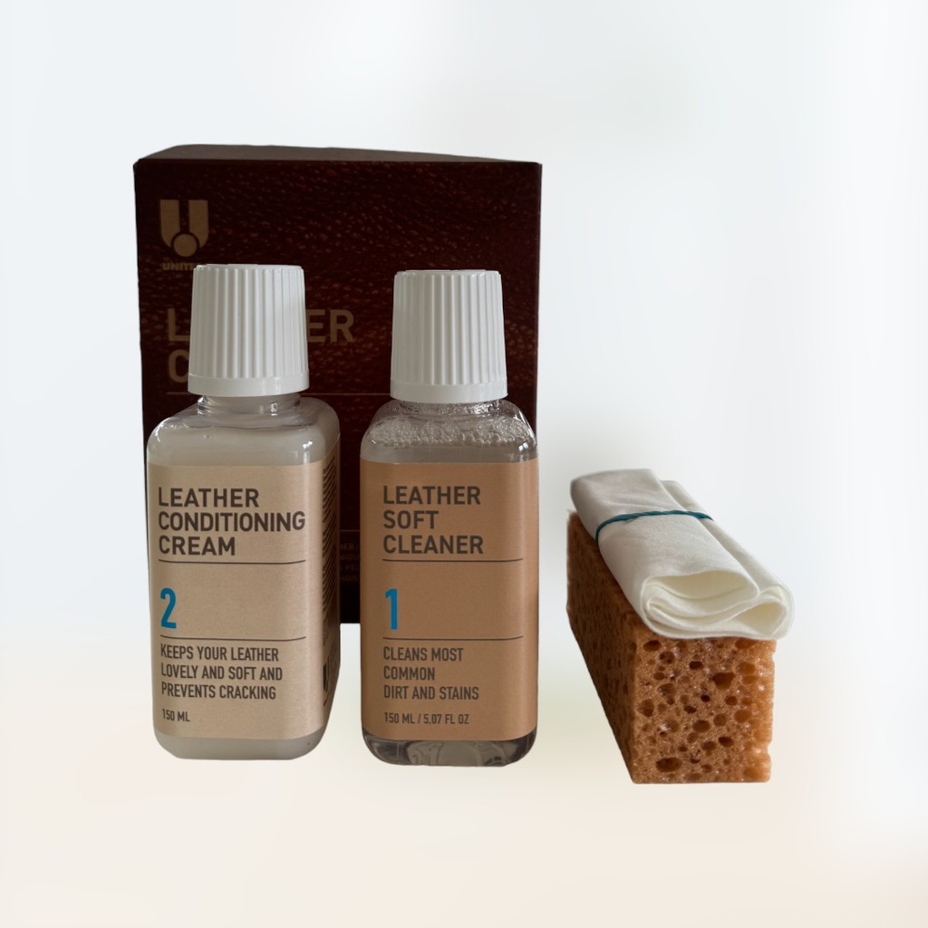Uniters Leather Care Set - Lederpflege  für pigmentiertes  Leder 2x150ml