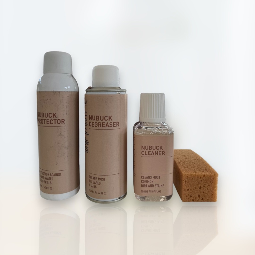 Uniters NUBUCK SET - Reiniger und Pflege für Nubukleder 2x200ml + 150ml