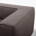 Willi Schillig Ecksofa 18050 around the block in Stoff T88 braun