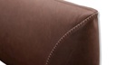 Calia Italia Gianduiotto JR Sofa in Kombination Leder Mammut und Stoff Ginevra 
