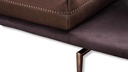 Calia Italia Gianduiotto JR Sofa in Kombination Leder Mammut und Stoff Ginevra 