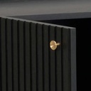 Rowico Highboard Halifax in Eiche schwarz