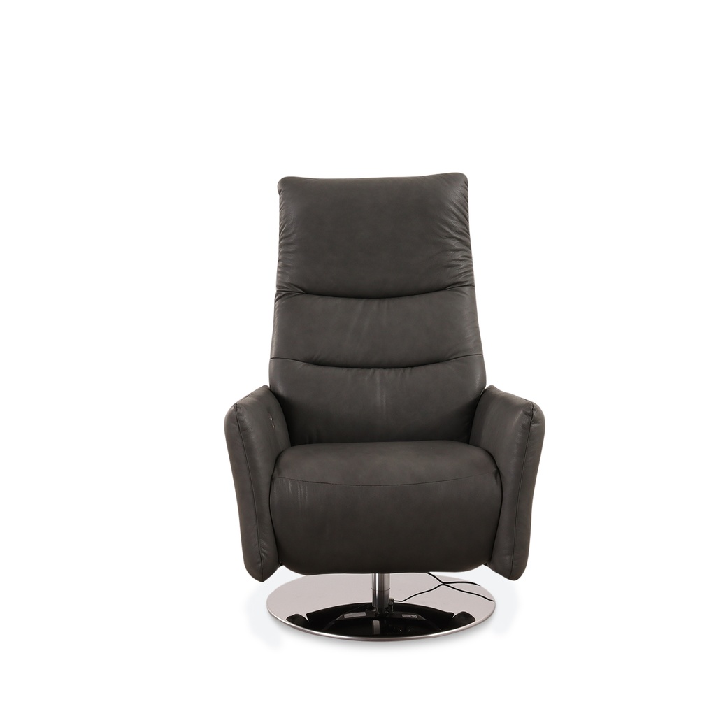 Willi Schillig Fernsehsessel SALSAA in Leder Z69 anthracite