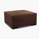 Ewald Schillig Hocker in Microfaser schoko