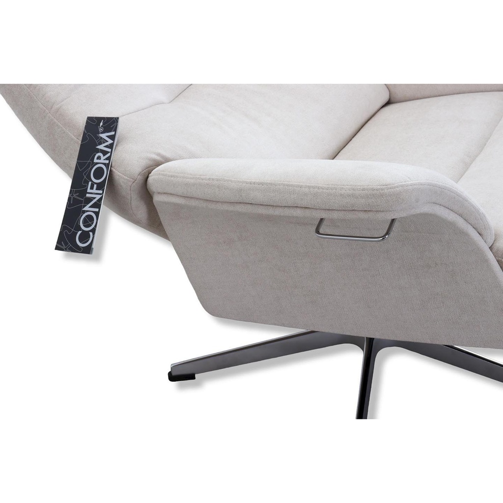 Conform Fernsehsessel Air in Stoff Velvety light beige