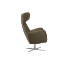 Candy Ohrensessel COOPER in Stoff Velvet olive