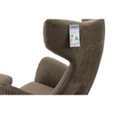 Candy Ohrensessel COOPER in Stoff Velvet olive
