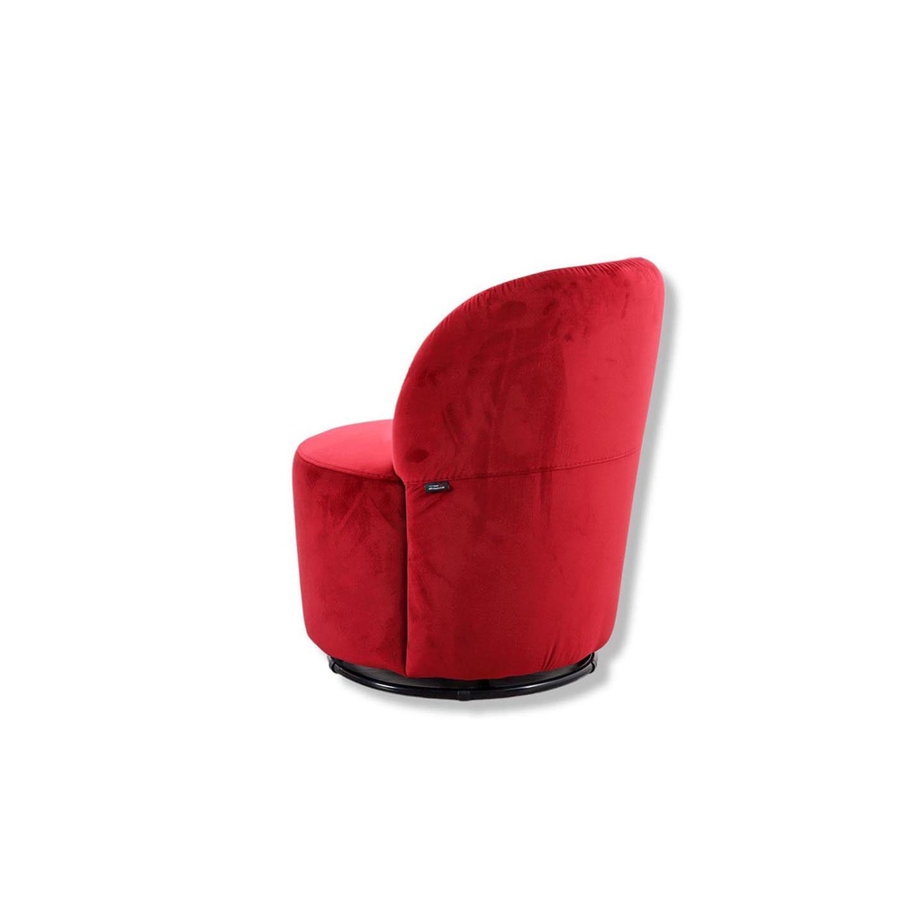 Nicoletti Home Sessel World in Stoff Dubai amaranto