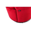 Nicoletti Home Sessel World in Stoff Dubai amaranto