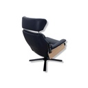 Conform Fernsehsessel Air in Leder Sauvage dark blue