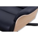 Conform Fernsehsessel Air in Leder Sauvage dark blue