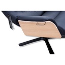 Conform Fernsehsessel Air in Leder Sauvage dark blue