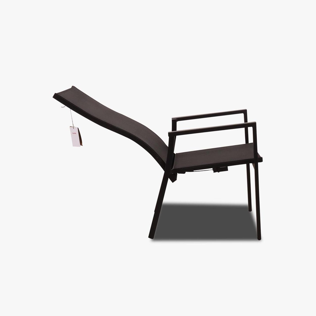 Brafab Outdoor Positionsstuhl AVANTI Aluminium schwarz