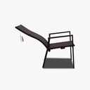 Brafab Outdoor Positionsstuhl AVANTI Aluminium schwarz