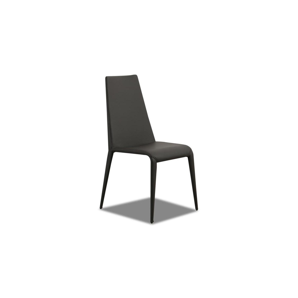 ALBA PLUS 4er Set Stühle FILE in Leder braun