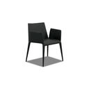 ALBA PLUS Armstuhl FILE in Leder schwarz