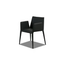 ALBA PLUS Armstuhl FILE in Leder schwarz