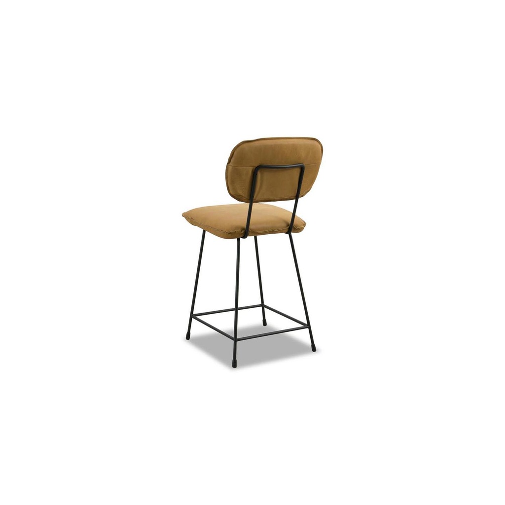 Het Anker 2x Barstuhl CONGA in Leder Africa mustard