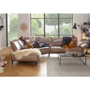Willi Schillig Ecksofa 16660 Bonnie in Leder Z75 sand vorstehend links