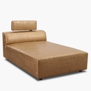 Tommy M Liege in Kunstleder gold