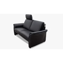 Willi Schillig Couchgarnitur 24980 Variante LUCCA in Leder Z62 schwarz