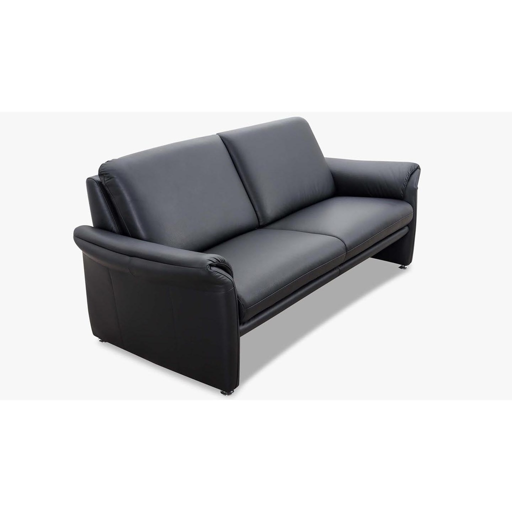 Willi Schillig Couchgarnitur 24980 Variante LUCCA in Leder Z62 schwarz