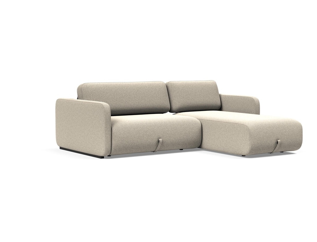 Innovation Living Schlafsofa Vogan Lounger in Stoff 539 Bouclé Beige