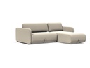 Innovation Living Schlafsofa Vogan Lounger in Stoff 539 Bouclé Beige
