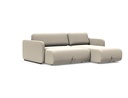 Innovation Living Schlafsofa Vogan Lounger in Stoff 539 Bouclé Beige