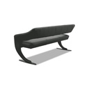 K+W 4267 Essbank 1F KINGSMAN in Leder Bronco nero