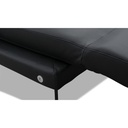 Candy Ecksofa Twister in Leder Torero nero