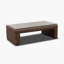 Willi Schillig Tischhocker Modell 10012 in Leder Z74 elephant