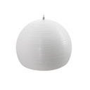 Master Light Pendelleuchte Globo Ø 50cm  in Metall weiss