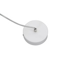 Master Light Pendelleuchte Globo Ø 50cm  in Metall weiss